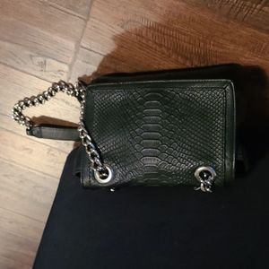 Audrey Brooke Black leather purse